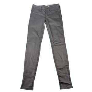 bullhead black denim legging cotton polyester black pant trouser womens 1 skinny